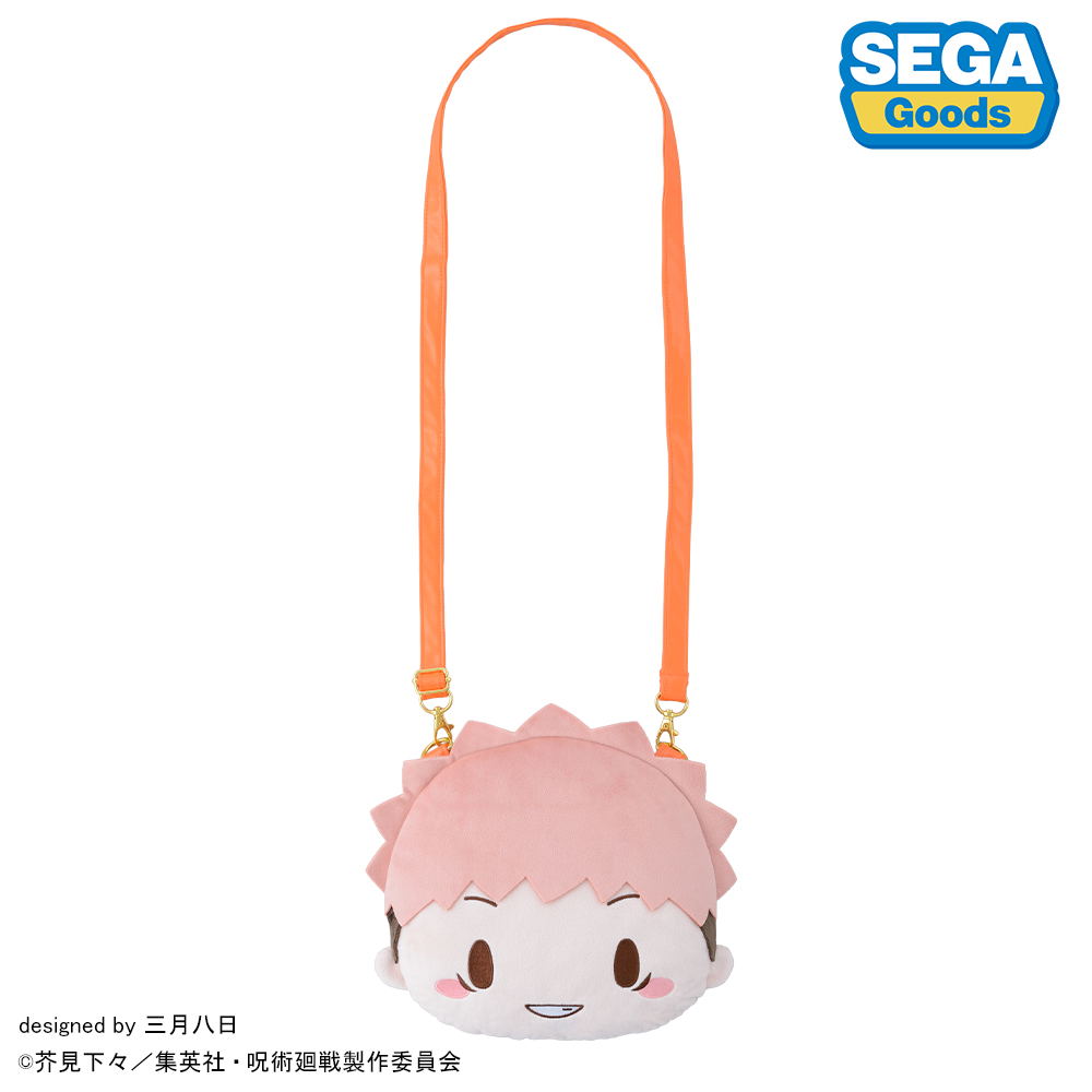 Jujutsu Kaisen 5th Anniversary Itadori Yuji Fuwa Petit Face Shoulder Bag (M)