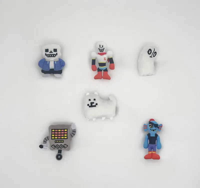 Undertale Magnet Mascot Collection (Set of 6 Pieces) image 1