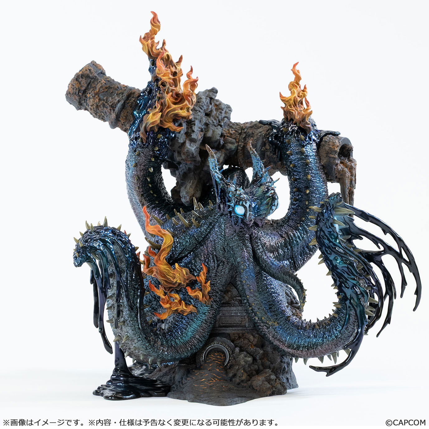 Capcom Figure Builder Creators Model Monster Hunter Wilds: Hell Flame Octopus Nu Udra