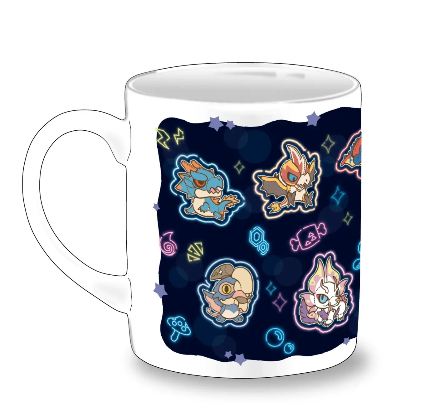 Monster Hunter MonDefo Mug Neon Theme