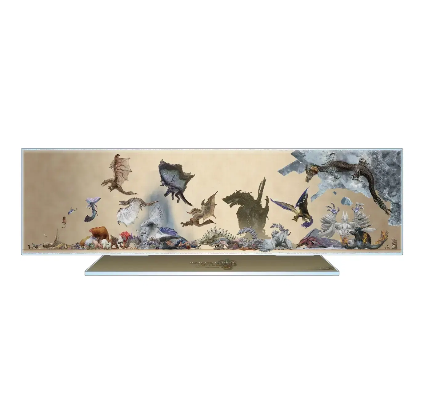 Monster Hunter Wilds Monster Comparison Chart Acrylic Stand — Import Game Deal