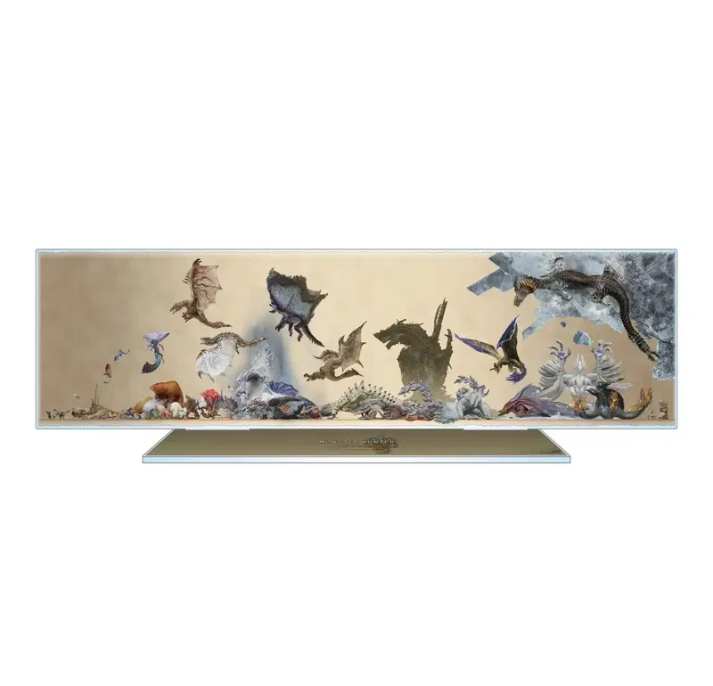 Monster Hunter Wilds Monster Comparison Chart Acrylic Stand image 1