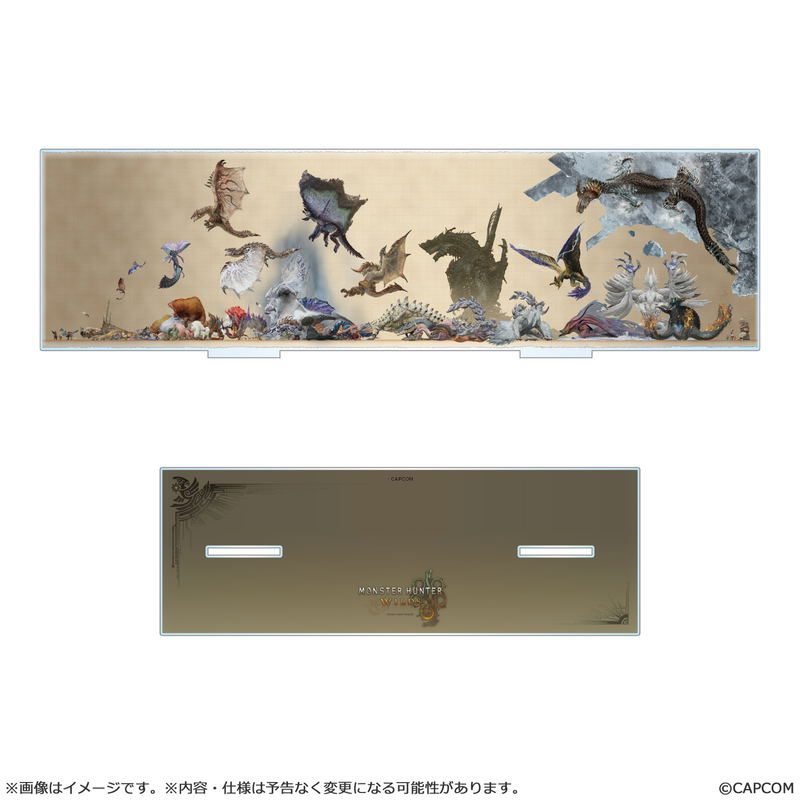 Monster Hunter Wilds Monster Comparison Chart Acrylic Stand image 2