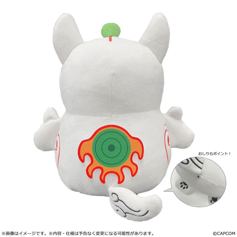 Okami 20th Anniversary MochiKawa Plush Amaterasu (Middle) image 2
