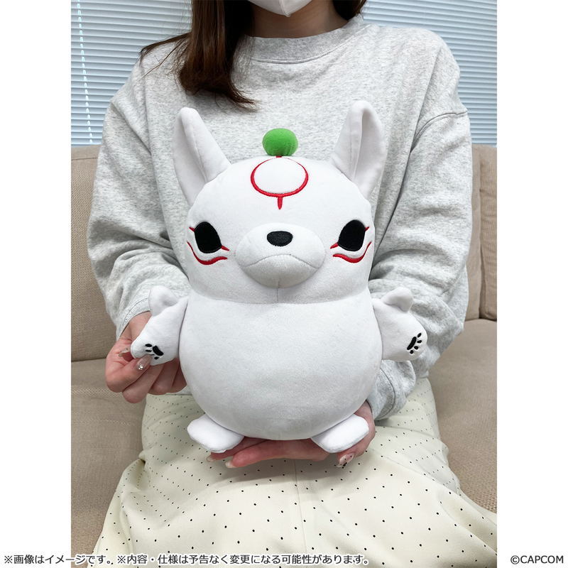 Okami 20th Anniversary MochiKawa Plush Amaterasu (Middle) image 3