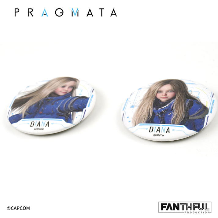 Pragmata Tin Badge Set