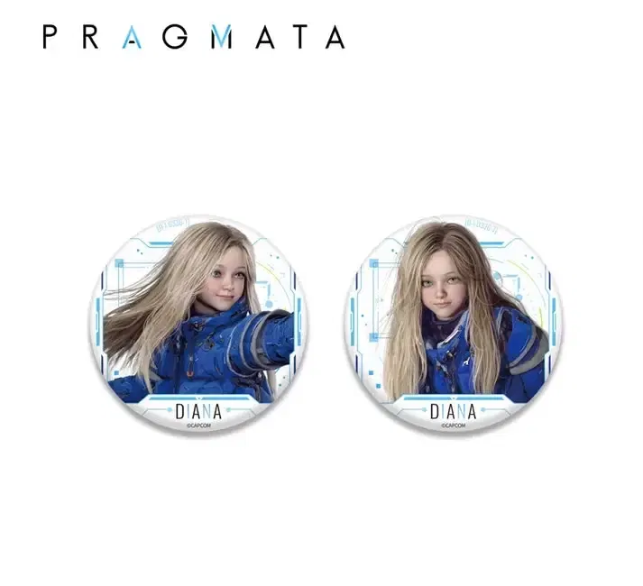 Pragmata Tin Badge Set