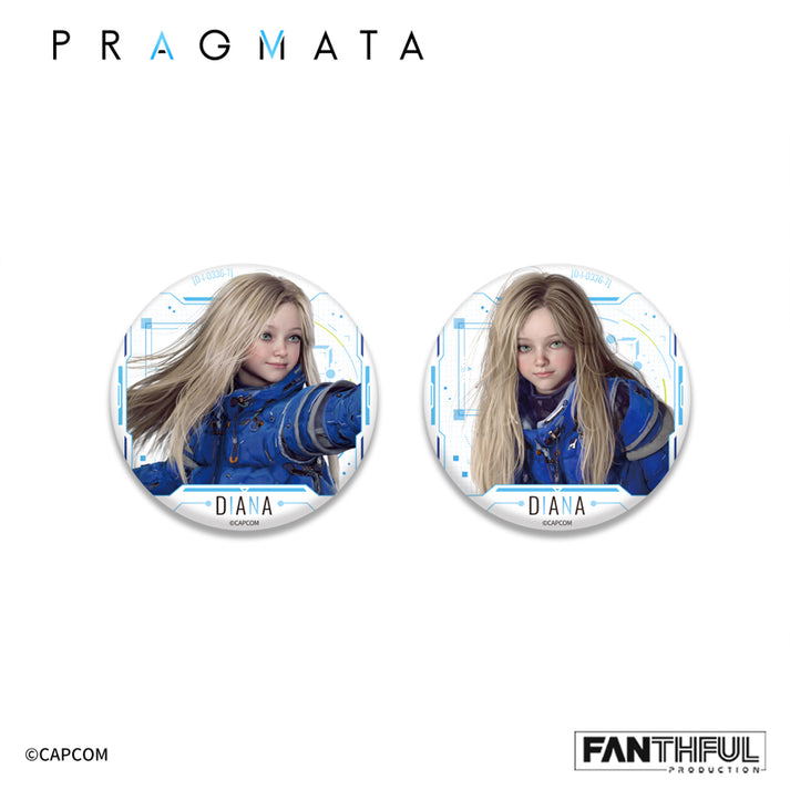 Pragmata Tin Badge Set