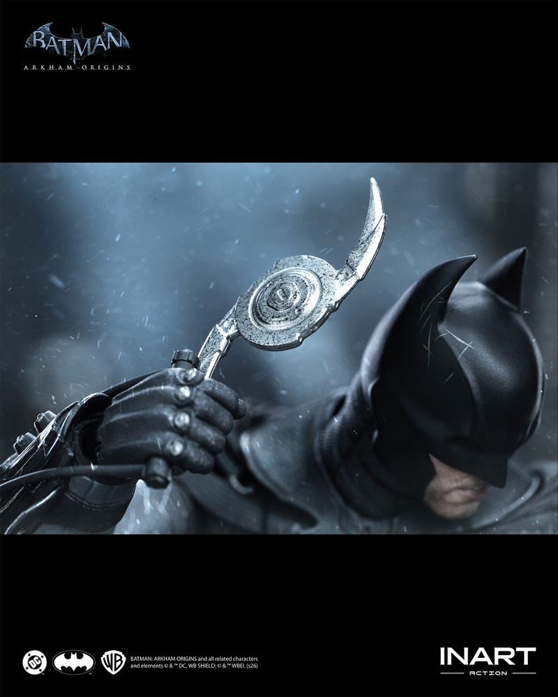 Batman Arkham Origins 1/12 Scale Action Figure: Batman (Batman: Arkham Origins) Battle Damaged Ver. image 22