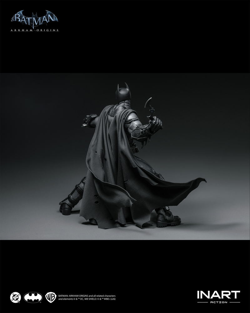 Batman Arkham Origins 1/12 Scale Action Figure: Batman (Batman: Arkham Origins) Battle Damaged Ver. image 10