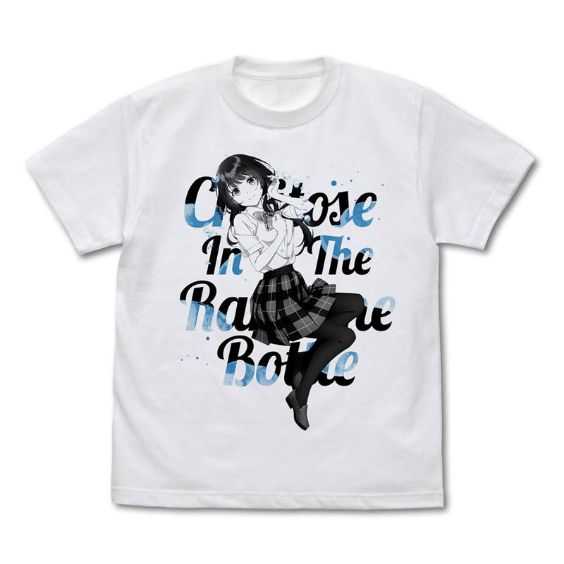 TV Anime Chitose Is In The Ramune Bottle - Uchida Yua T-shirt (White | Size M) image 1