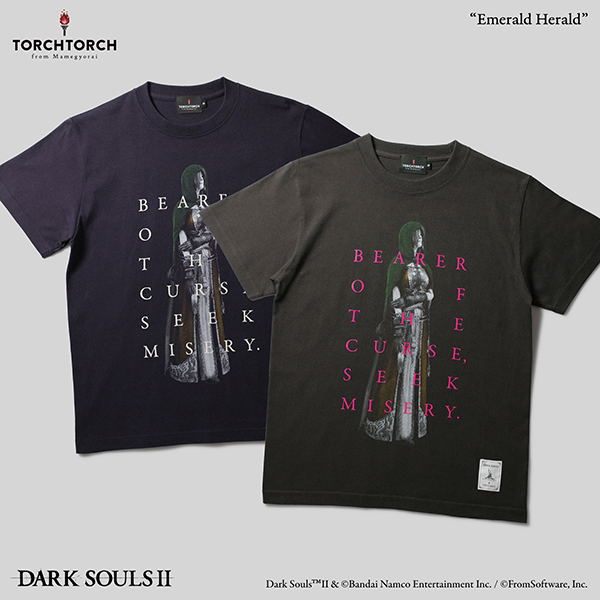 Dark Souls II x Torch Torch - Emerald Herald T-shirt (Navy | Size L) image 6