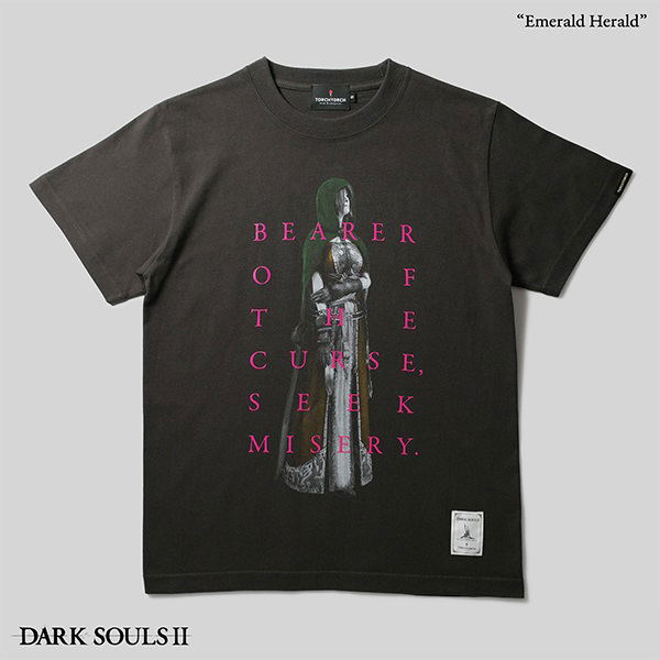 Dark Souls II x Torch Torch - Emerald Herald T-shirt (Ink Black | Size L)