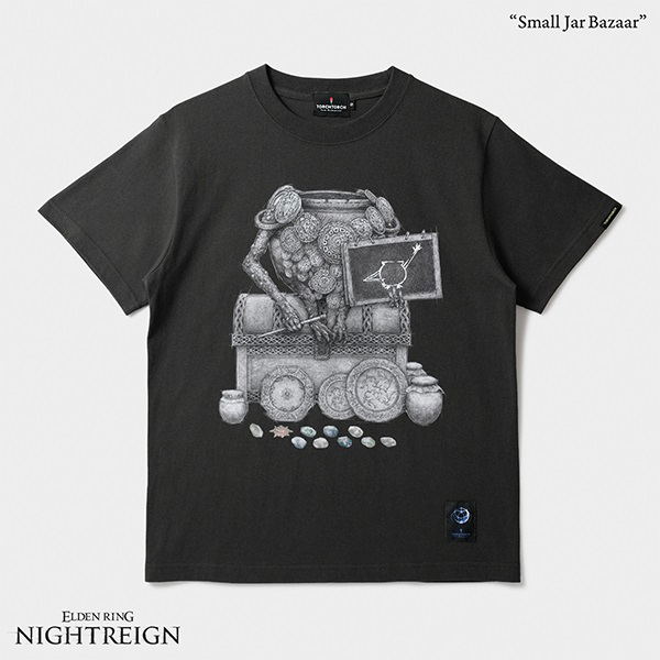 Elden Ring Nightreign x Torch Torch - Small Jar Bazaar T-shirt (Ink Black | Size XXL)