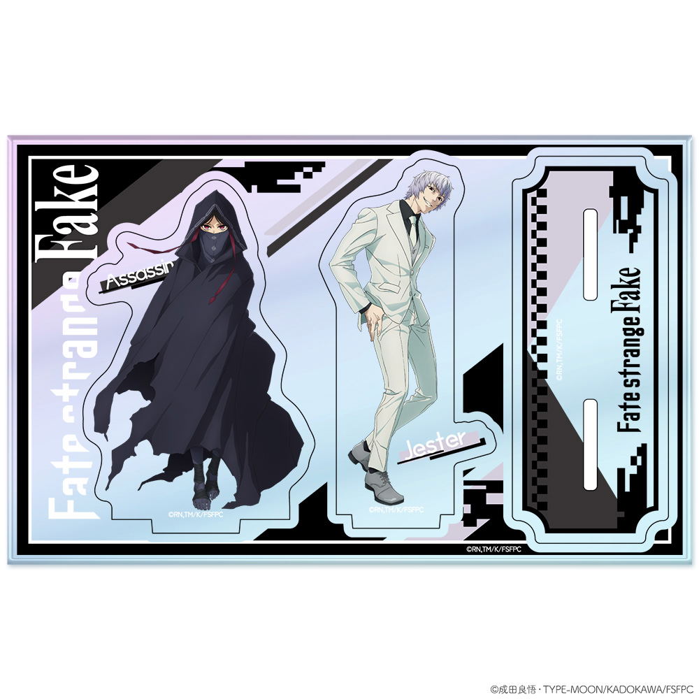 Fate/strange Fake Aurora Acrylic Niko Stand Jester Karture &amp; Assassin