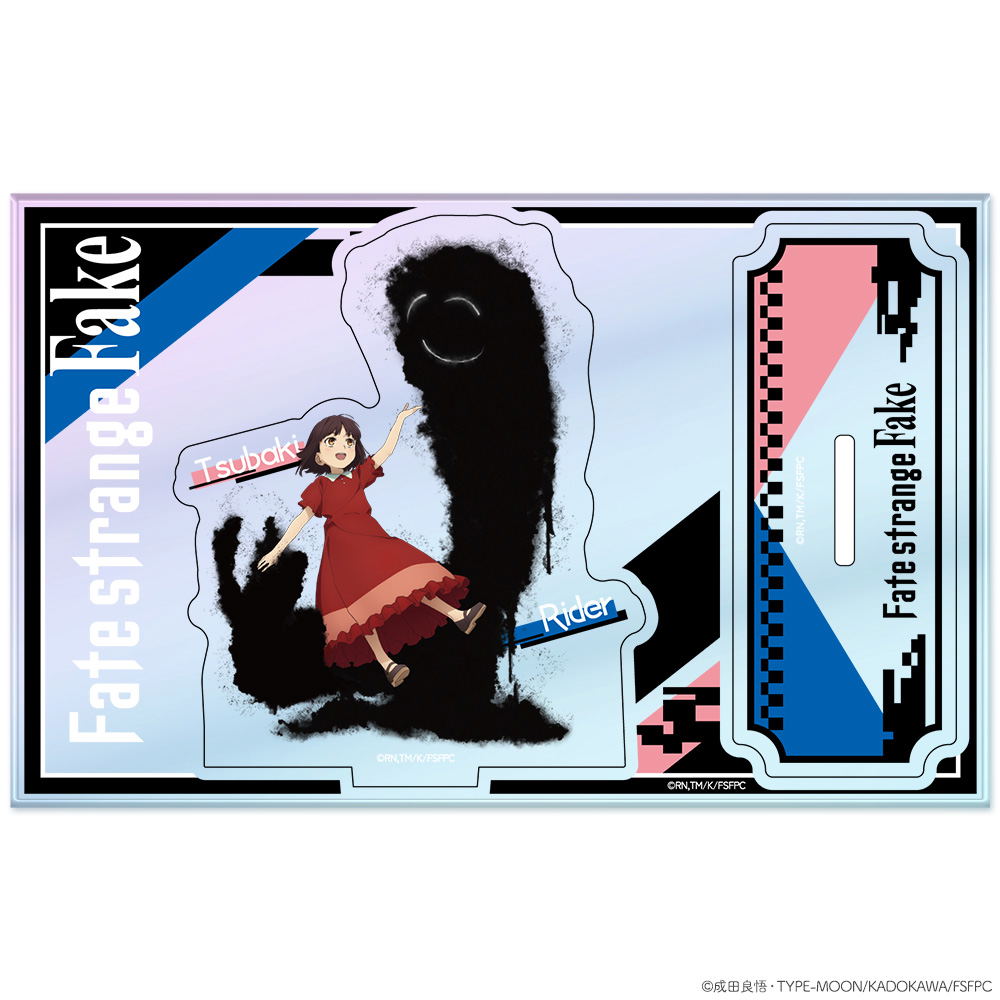 Fate/strange Fake Aurora Acrylic Niko Stand Kuruoka Tsubaki &amp; Rider