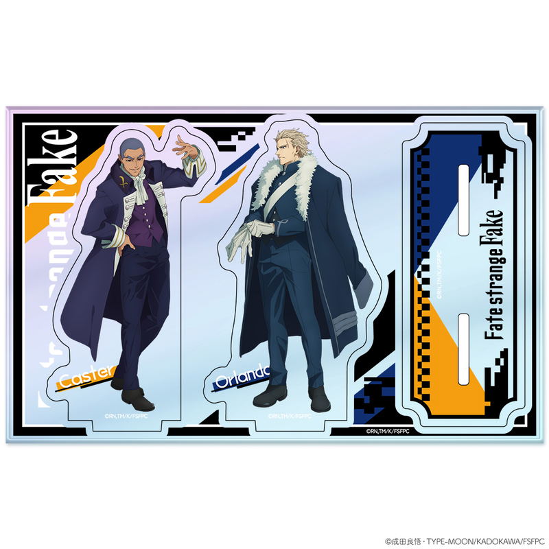 Fate/strange Fake Aurora Acrylic Niko Stand Orlando Reeve & Caster image 2
