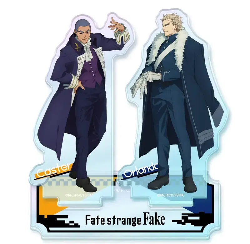 Fate/strange Fake Aurora Acrylic Niko Stand Orlando Reeve & Caster image 1