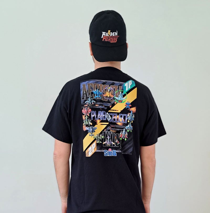 Raiden Fighters Jet (Select) T-shirt (Black | Size S) image 6
