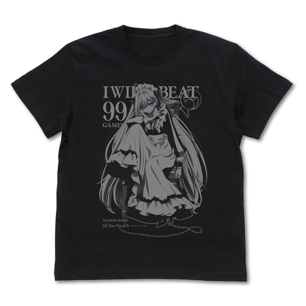 Playing Death Games To Put Food On The Table - Yuki Ghost House T-shirt (Black | Size L)