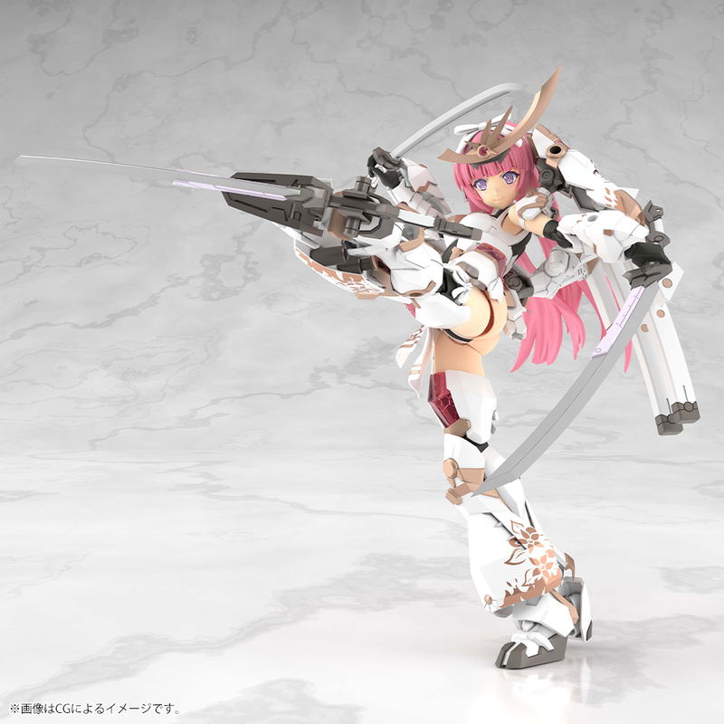 Frame Arms Girl Grande Scale Plastic Model Kit: Magatsuki Kikka image 7