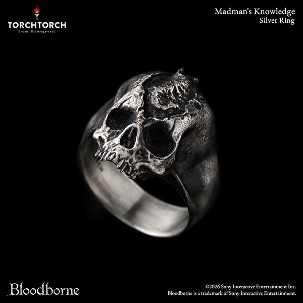 Bloodborne × Torch Torch - Madman's Knowledge Silver Ring (No. 6/Circumference 46.1mm)