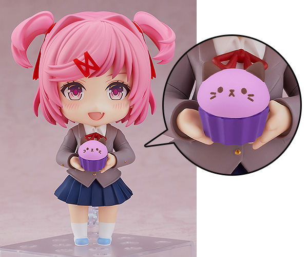 Nendoroid No. 2077 Doki Doki Literature Club!: Natsuki [GSC Online Shop Limited Ver.] (Re-run) image 2