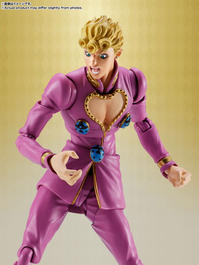 S.H.Figuarts JoJo's Bizarre Adventure Golden Wind: Giorno Giovanna image 5