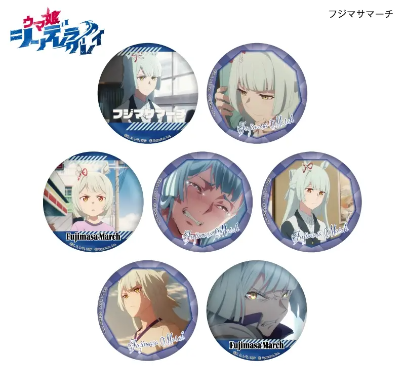 Uma Musume Cinderella Gray Dakecan Only Fujimasa March Trading Can Badge (Set of 7 Pieces)