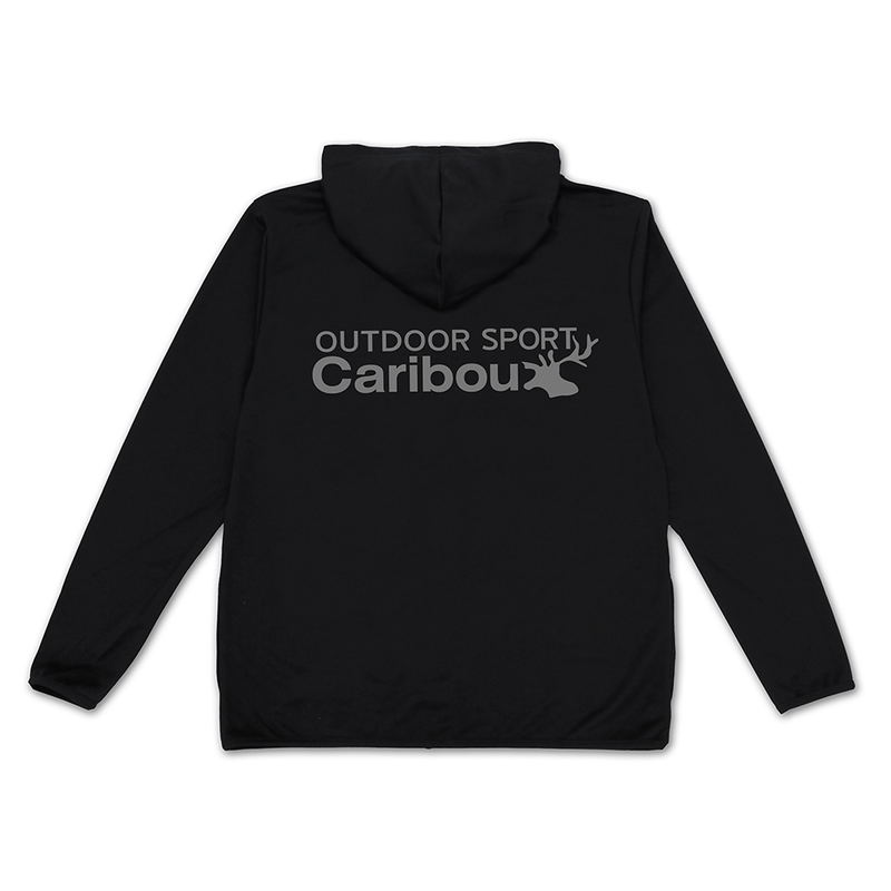 Yuru Camp Season 3 - Caribou Thin Dry Hoodie (Black | Size M) image 1