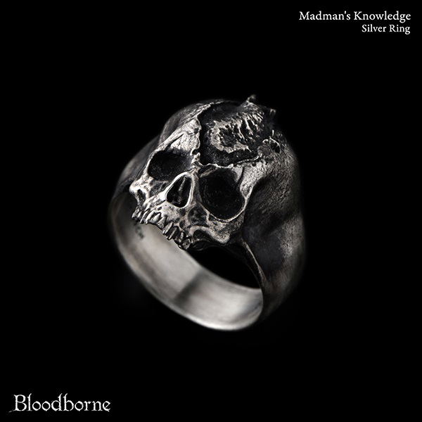 Bloodborne × Torch Torch - Madman's Knowledge Silver Ring (No. 24/Circumference 64.9mm)
