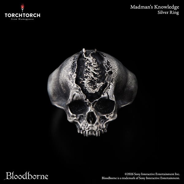 Bloodborne × Torch Torch - Madman's Knowledge Silver Ring (No. 24/Circumference 64.9mm) image 3