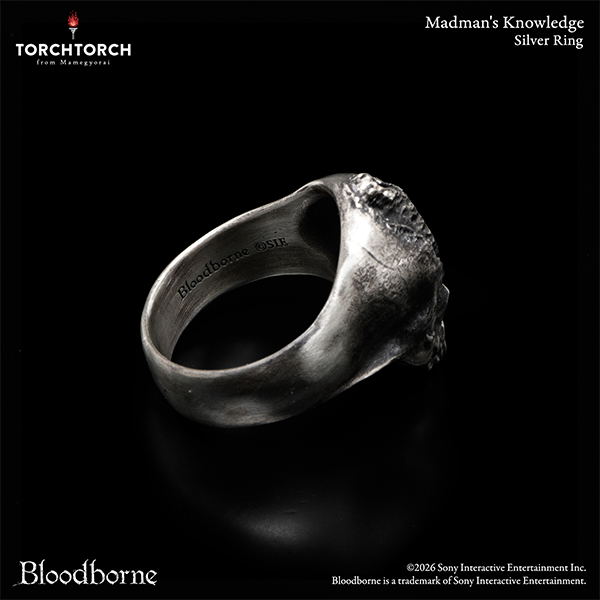 Bloodborne × Torch Torch - Madman's Knowledge Silver Ring (No. 24/Circumference 64.9mm) image 5