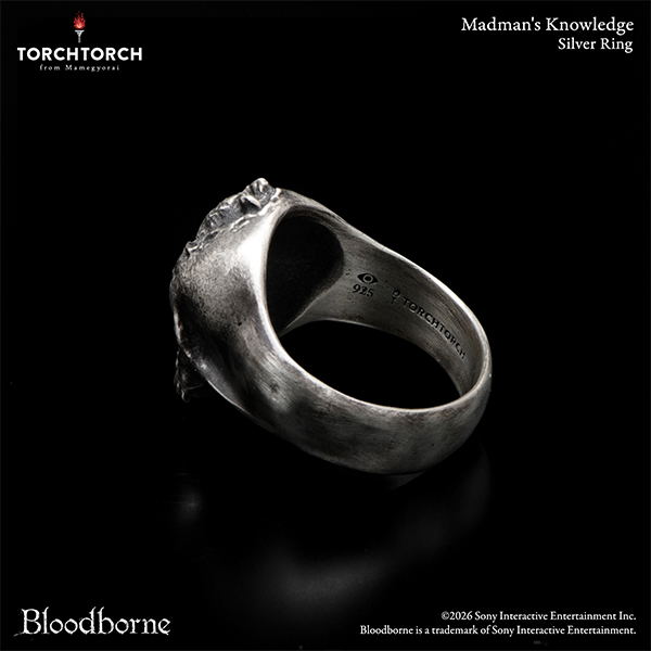 Bloodborne × Torch Torch - Madman's Knowledge Silver Ring (No. 24/Circumference 64.9mm) image 6