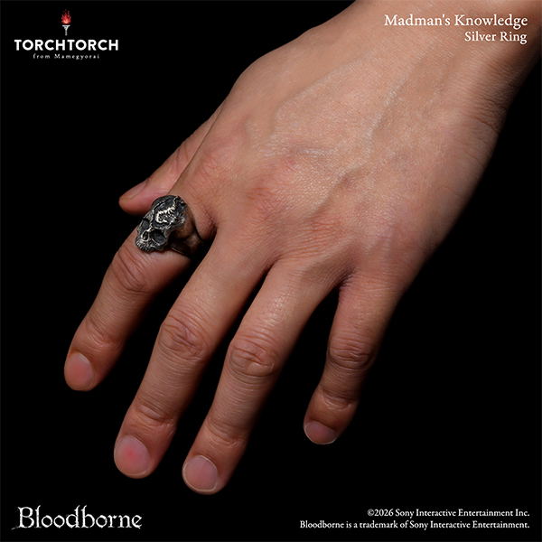 Bloodborne × Torch Torch - Madman's Knowledge Silver Ring (No. 24/Circumference 64.9mm) image 7