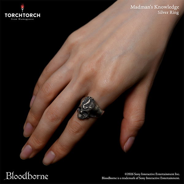 Bloodborne × Torch Torch - Madman's Knowledge Silver Ring (No. 24/Circumference 64.9mm) image 8