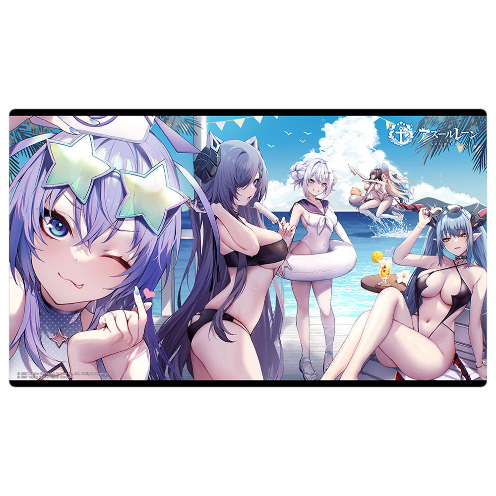 Azur Lane Rubber Mat New Jersey &amp; August von Parseval &amp; Jade &amp; Harbin &amp; Richelieu &amp; Regensburg