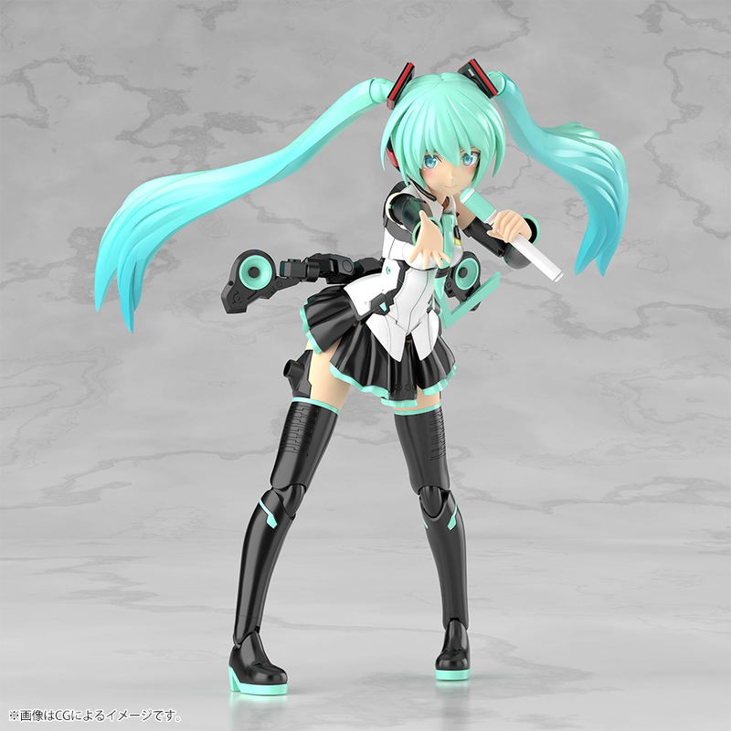 Frame Arms Girl Grande Scale Plastic Model Kit: Frame Music Girl Hatsune Miku image 9