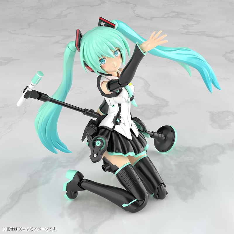 Frame Arms Girl Grande Scale Plastic Model Kit: Frame Music Girl Hatsune Miku image 11