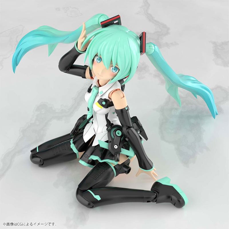 Frame Arms Girl Grande Scale Plastic Model Kit: Frame Music Girl Hatsune Miku image 12