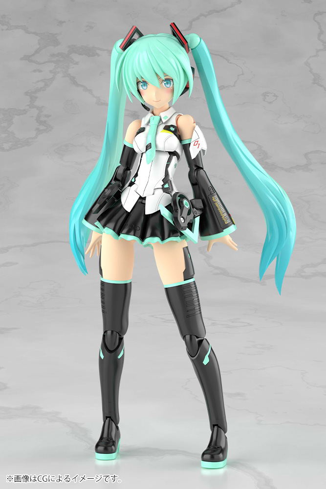 Frame Arms Girl Grande Scale Plastic Model Kit: Frame Music Girl Hatsune Miku image 2