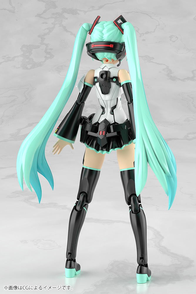 Frame Arms Girl Grande Scale Plastic Model Kit: Frame Music Girl Hatsune Miku image 3