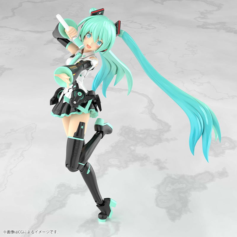 Frame Arms Girl Grande Scale Plastic Model Kit: Frame Music Girl Hatsune Miku image 4