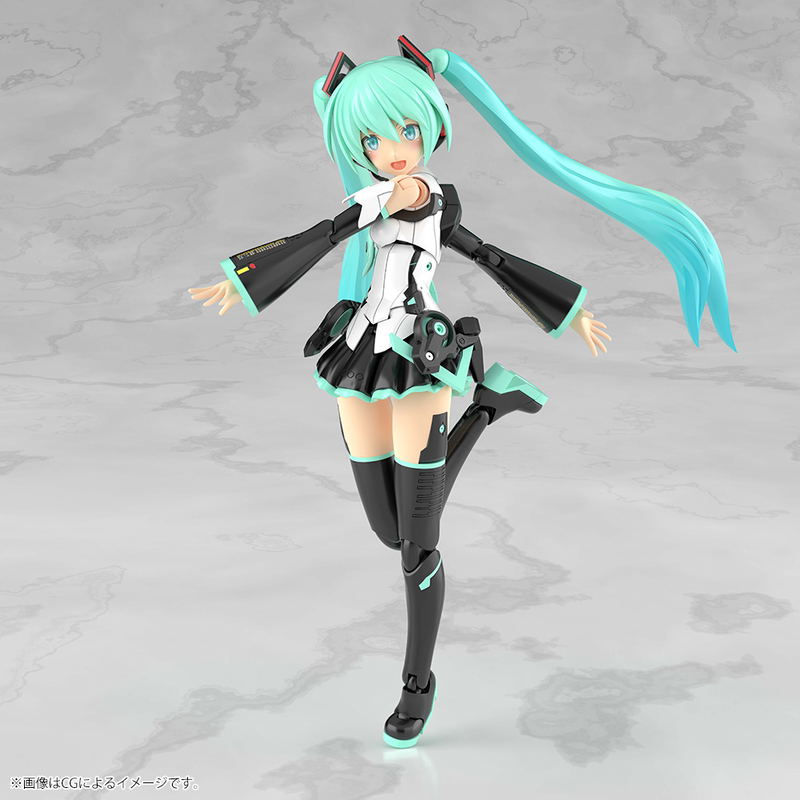 Frame Arms Girl Grande Scale Plastic Model Kit: Frame Music Girl Hatsune Miku image 5