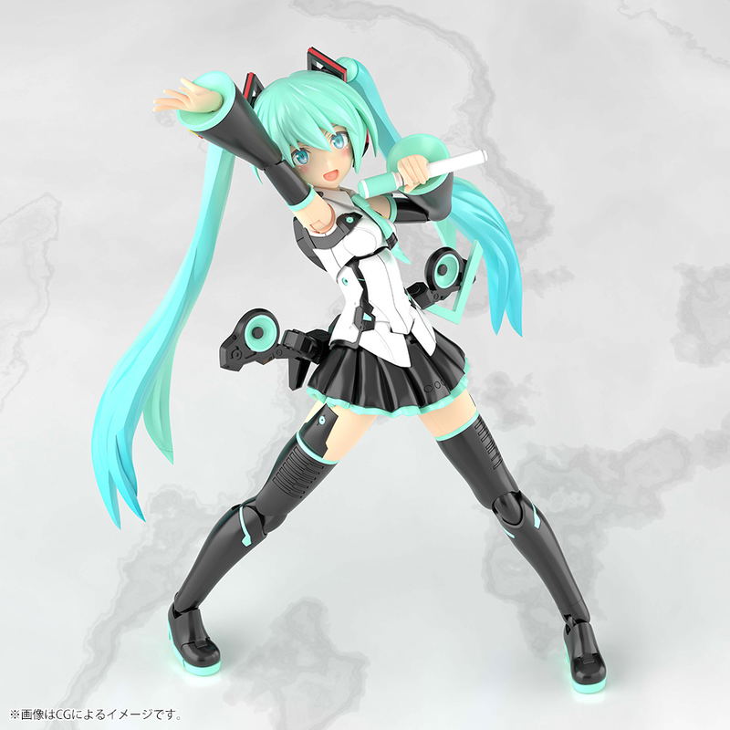Frame Arms Girl Grande Scale Plastic Model Kit: Frame Music Girl Hatsune Miku image 6