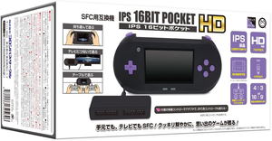 IPS 16Bit Pocket HD for Super Famicom [Black/Purple]