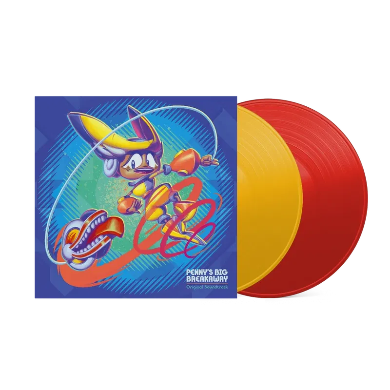 Penny's Big Breakaway Original Game Soundtrack (Yellow & Red Vinyl) image 1