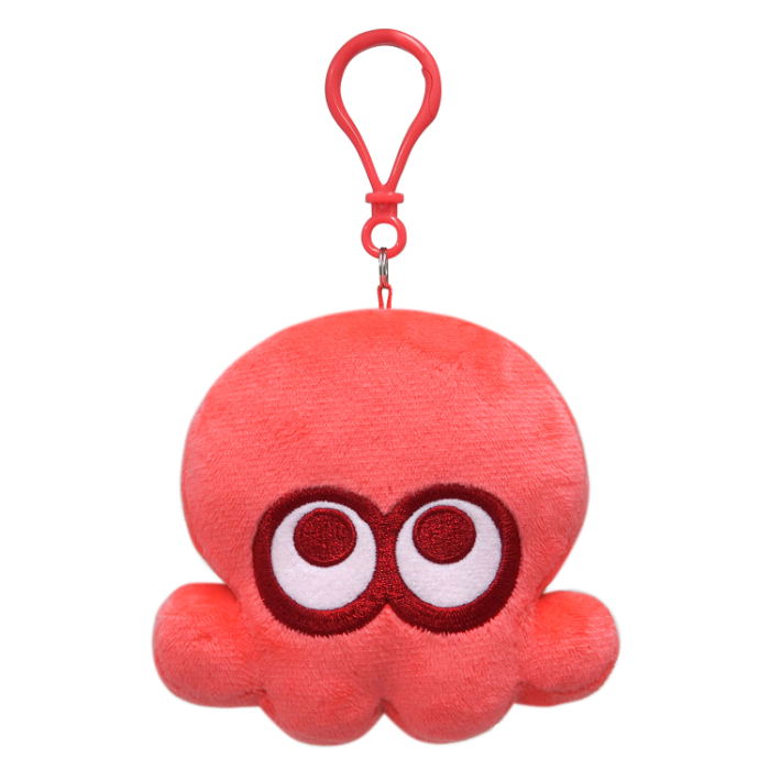 Splatoon 3 Plush Mascot Squid (Red) image 1
