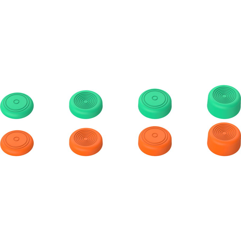 CYBER・Analog Stick Cover Set of 8 for Nintendo Switch 2 [Emerald & Orange] image 1