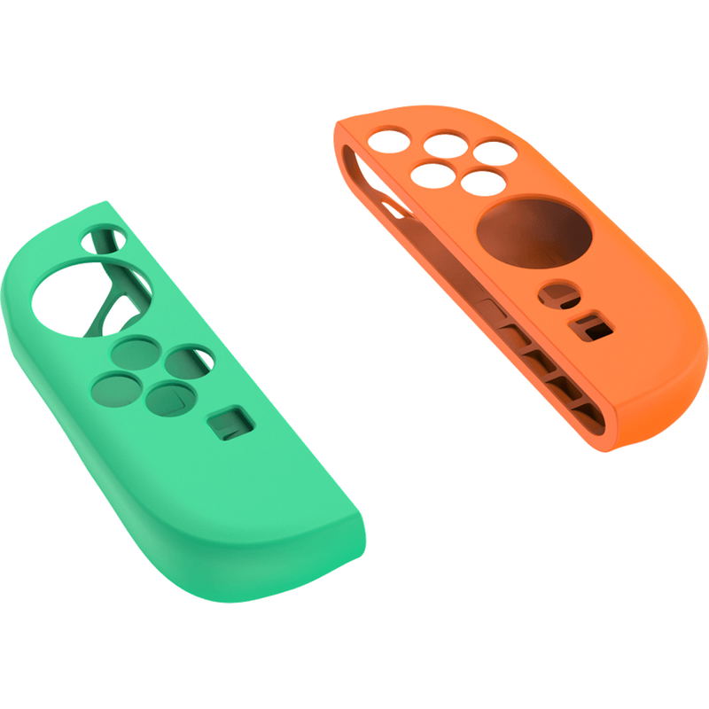 CYBER・Silicone Grip Cover for Nintendo Switch 2 [Emerald & Orange] image 2